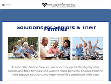 Tablet Screenshot of nextstepsco.com